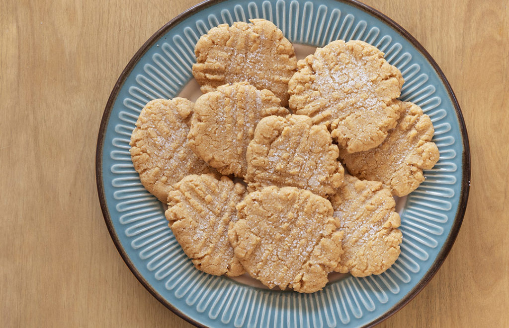 Dairy Free Peanut butter cookies